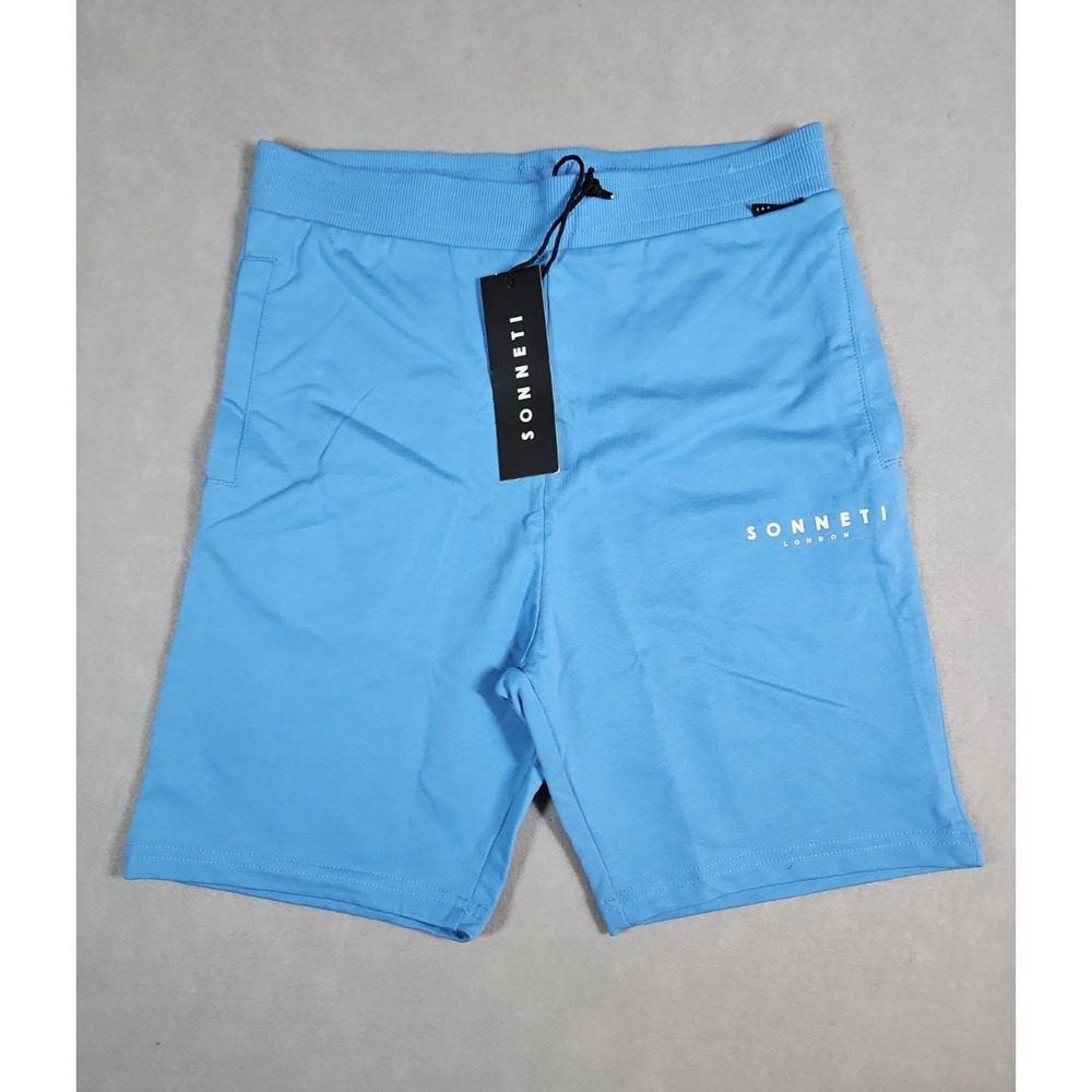 Sonneti London Boys Blue 7" French Terry Shorts Size XL NWT‎